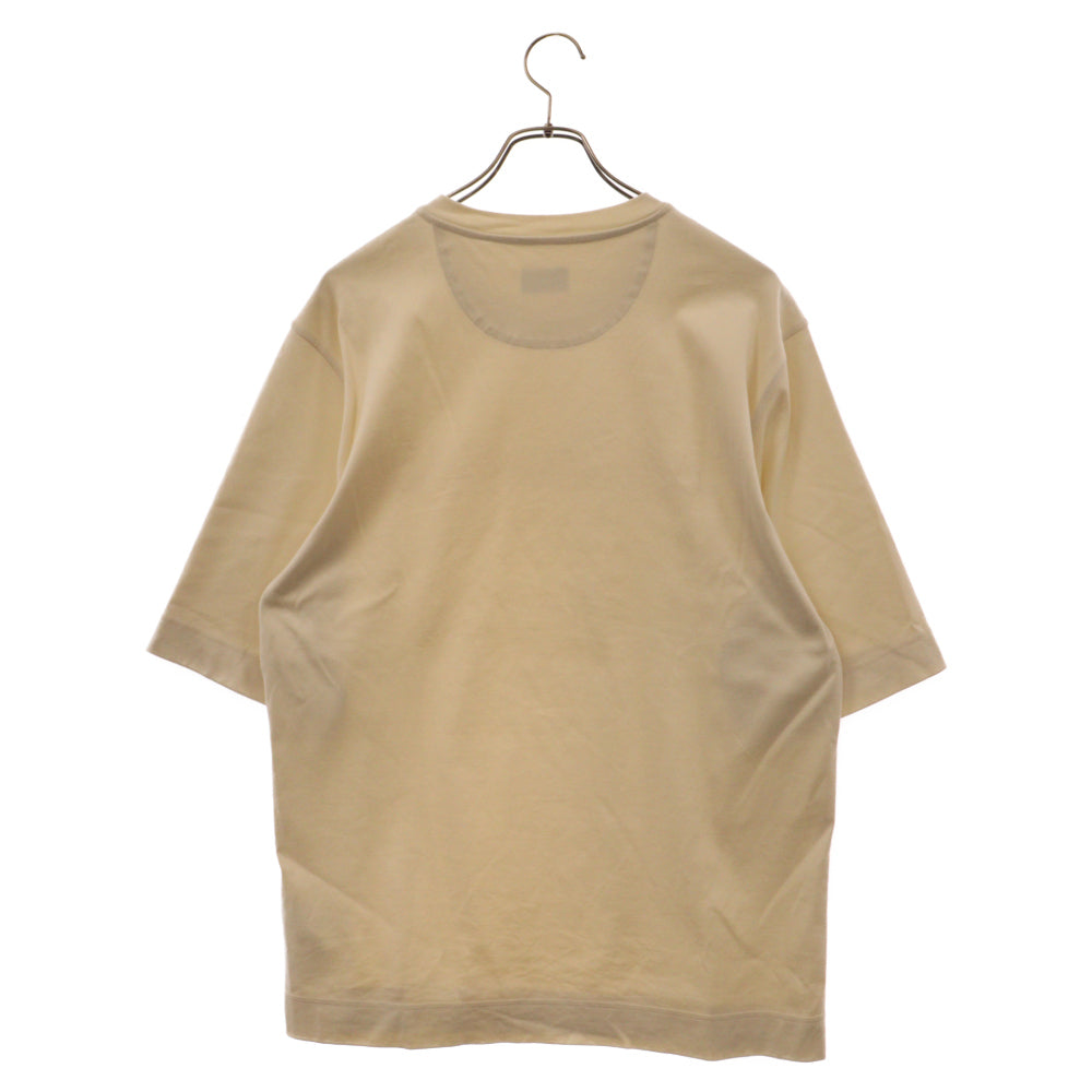 FENDI(フェンディ) フロント刺繍 ロゴtシャツ クルーネック 半袖Tシャツ カットソー FY1291 AR6Q ホワイト