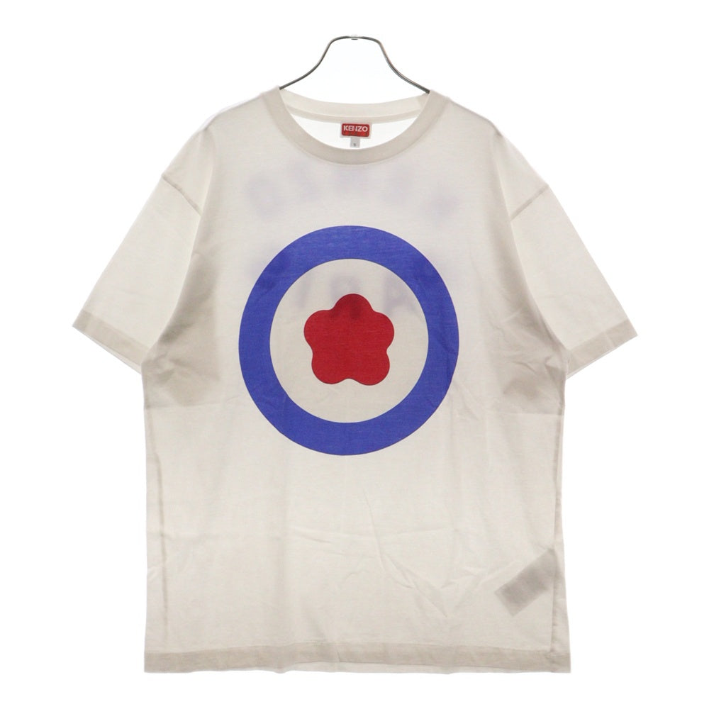 KENZO(ケンゾー) ターゲット プリント Tシャツ 半袖カットソー ホワイト