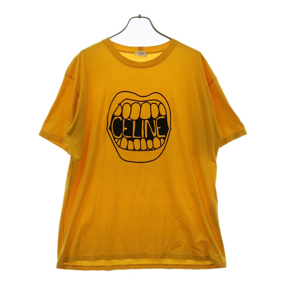 CELINE(セリーヌ) 21SS POPUP限定 マウスプリントTシャツ 半袖カットソー イエロー 2X674501F