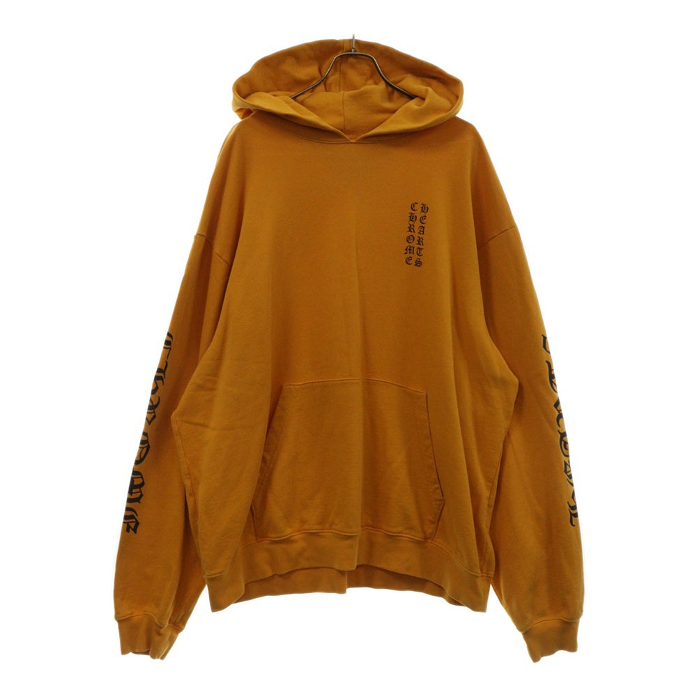 CHROME HEARTS(クロムハーツ) SWTSHRT PLVR アームロゴ スウェットプルオーバーパーカー フーディー マスタード