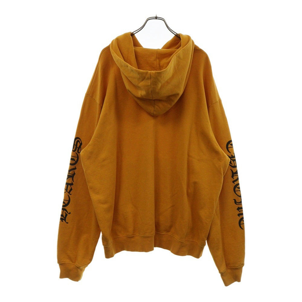 CHROME HEARTS(クロムハーツ) SWTSHRT PLVR アームロゴ スウェットプルオーバーパーカー フーディー マスタード
