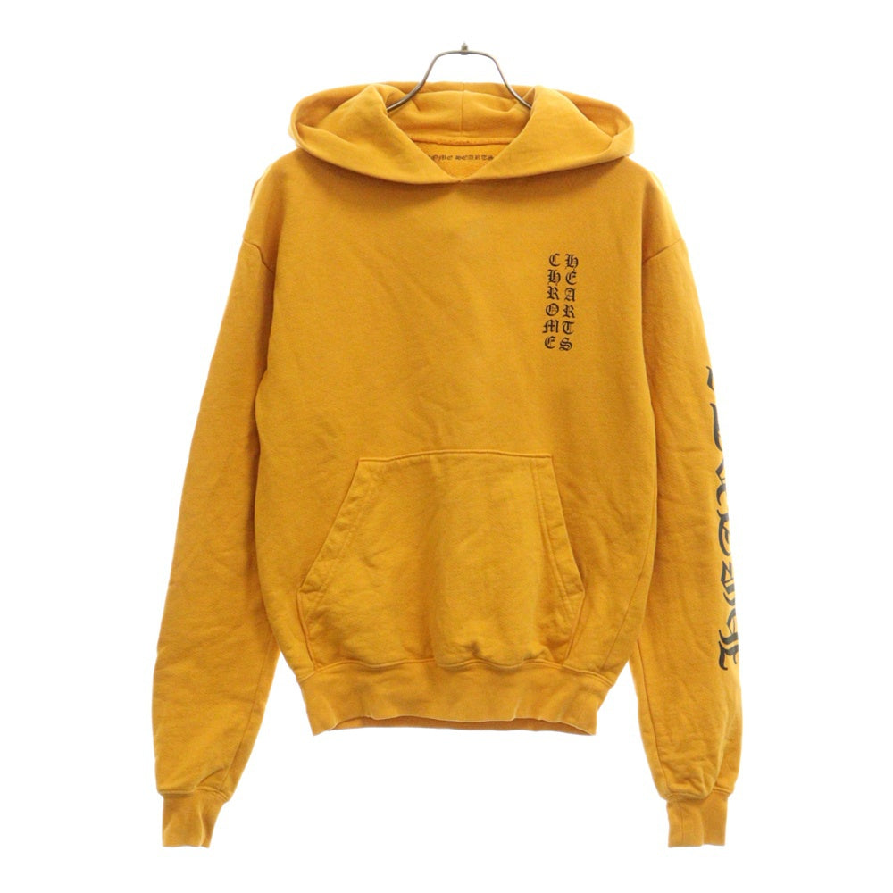 CHROME HEARTS(クロムハーツ) SWTSHRT PLVR アームロゴ スウェットプルオーバーパーカー フーディー マスタード