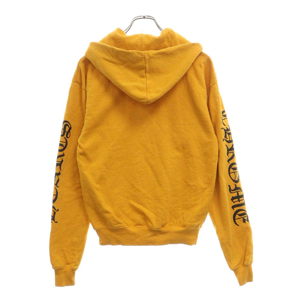 CHROME HEARTS(クロムハーツ) SWTSHRT PLVR アームロゴ スウェットプルオーバーパーカー フーディー マスタード