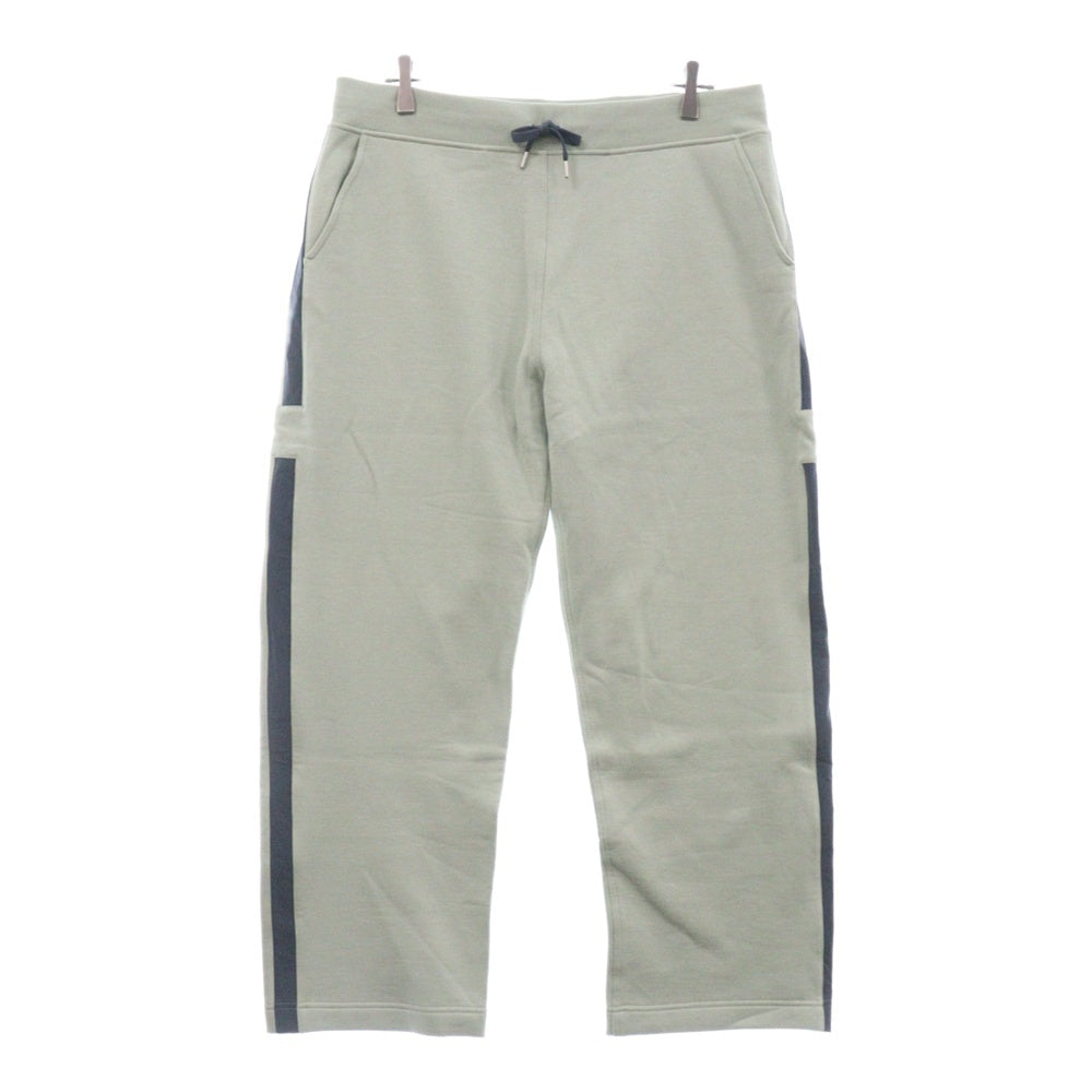 HERMES(エルメス) コットン サイドナイロンデザイン スウェットパンツ グリーン
