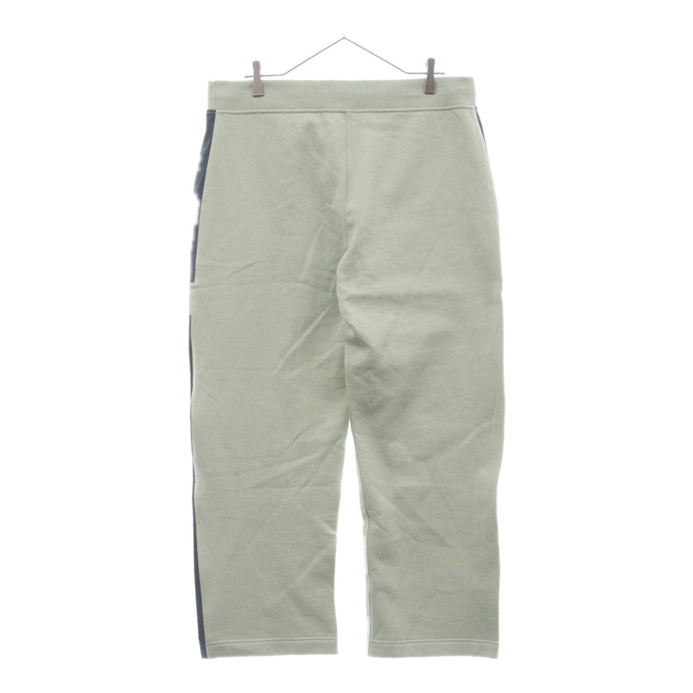 HERMES(エルメス) コットン サイドナイロンデザイン スウェットパンツ グリーン