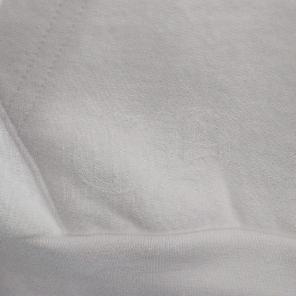 CHROME HEARTS(クロムハーツ) SWTSHRT PLVR 袖英字プリントプルオーバーパーカー ホワイト