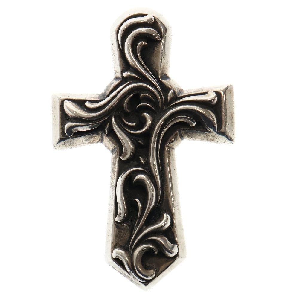 CHROME HEARTS(クロムハーツ) VULCAN CROSS LG LB バルカンクロス ラージ ペンダントトップ シルバー