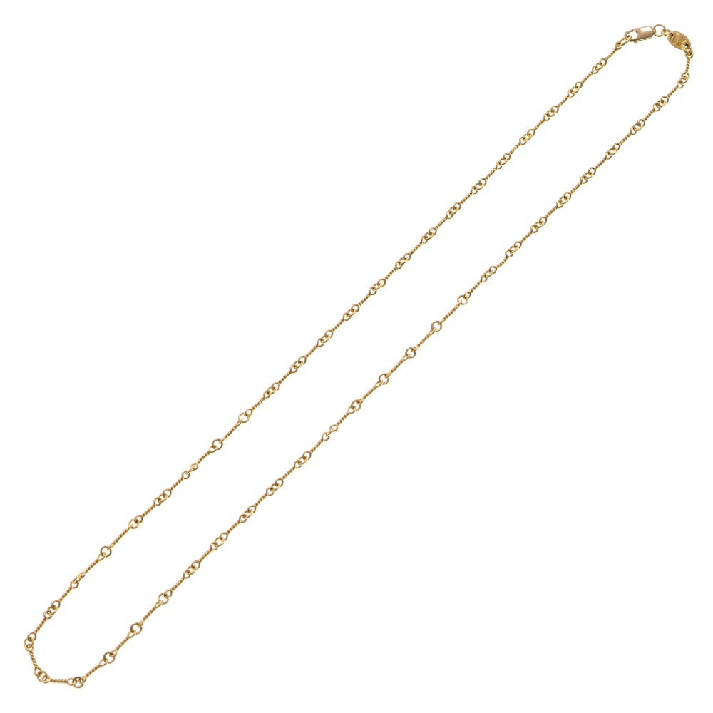 CHROME HEARTS(クロムハーツ) 22K NECKCHAIN T18 ツイストチェーンネックレス 18inch ゴールド