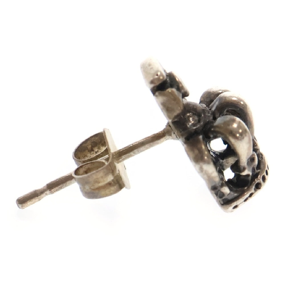 ROYAL ORDER(ロイヤルオーダー) HALF TINY CROWN STUD タイニー クラウン スタッドピアス シルバー