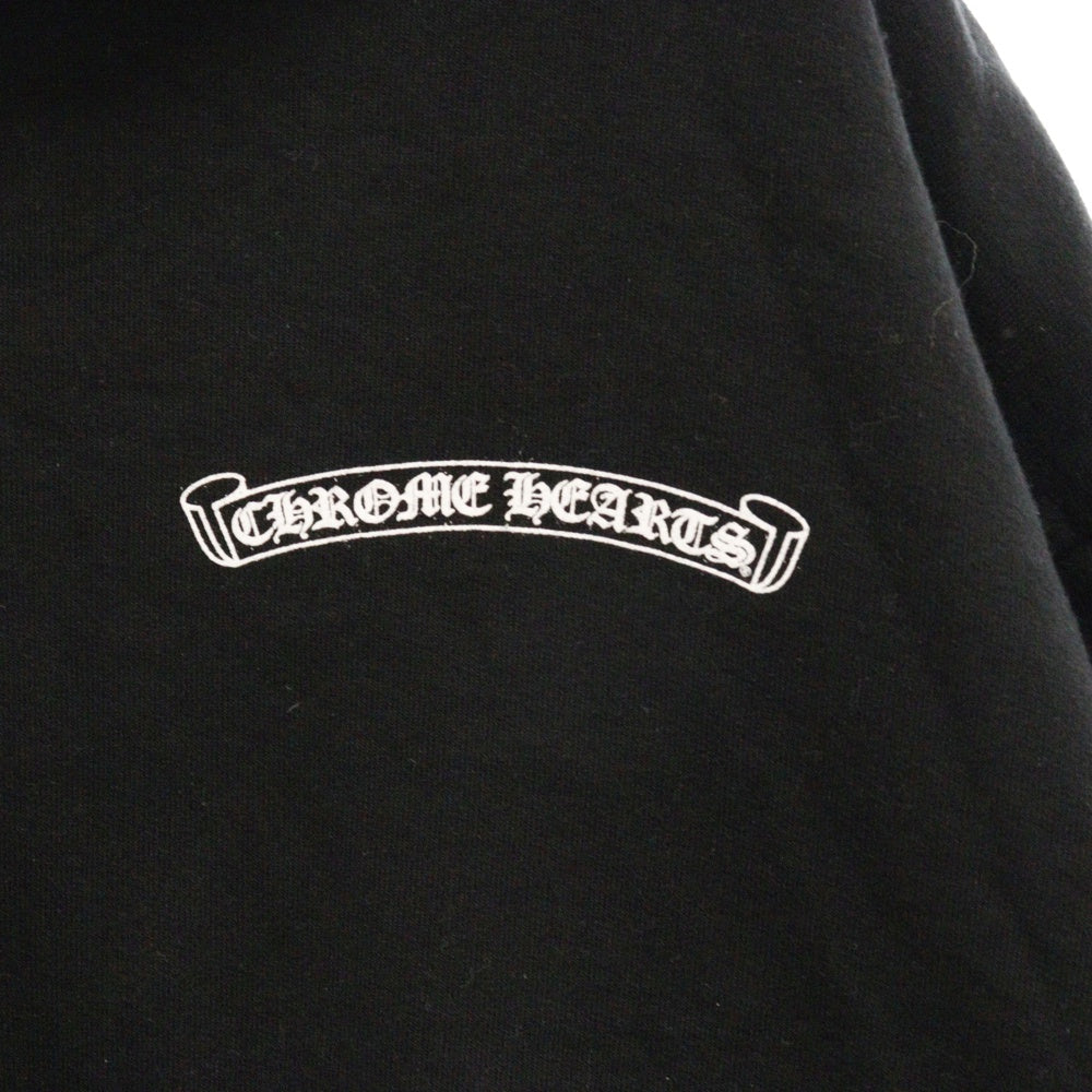 CHROME HEARTS(クロムハーツ) CH + MARINA ABRAMOVIC Hoodie クロムハート マリナ アブラモビッチ バック ロゴプリント プルオーバー パーカー ブラック