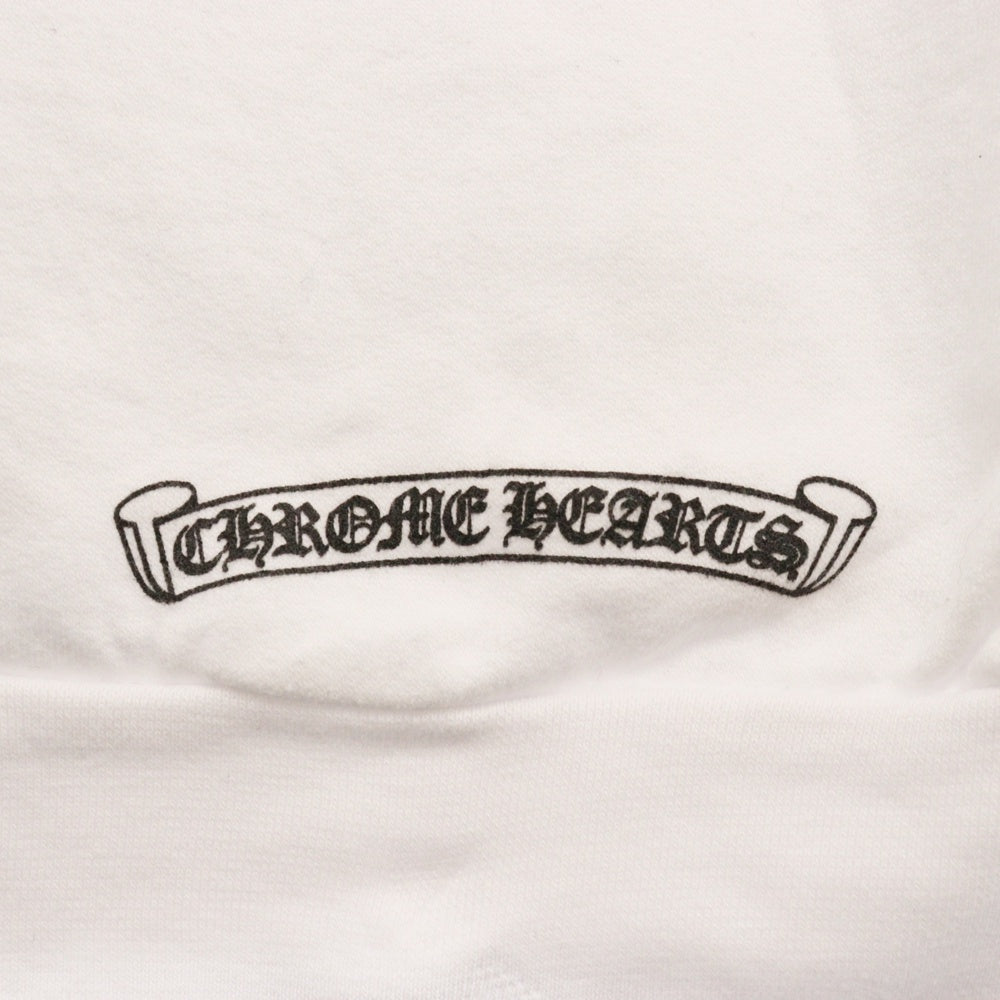 CHROME HEARTS(クロムハーツ) ×The Rolling Stones Lip And Tongue ×ローリングストーンズ リップアンドタンフーディ プルオーバーパーカー フーディー ホワイト/ブルー