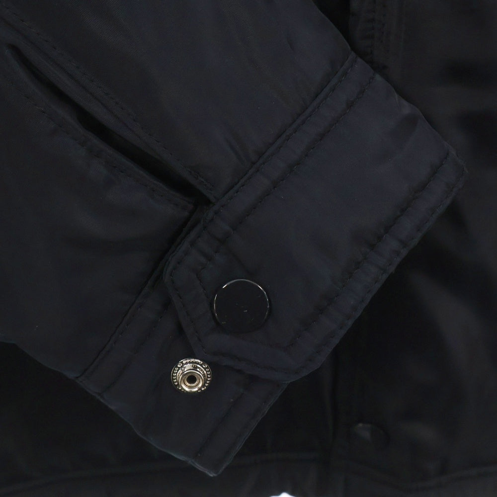 SUPREME(シュプリーム) 18AW×Champion Label Coaches Jacket ビッグラベル 裏ボア コーチジャケット ブラック