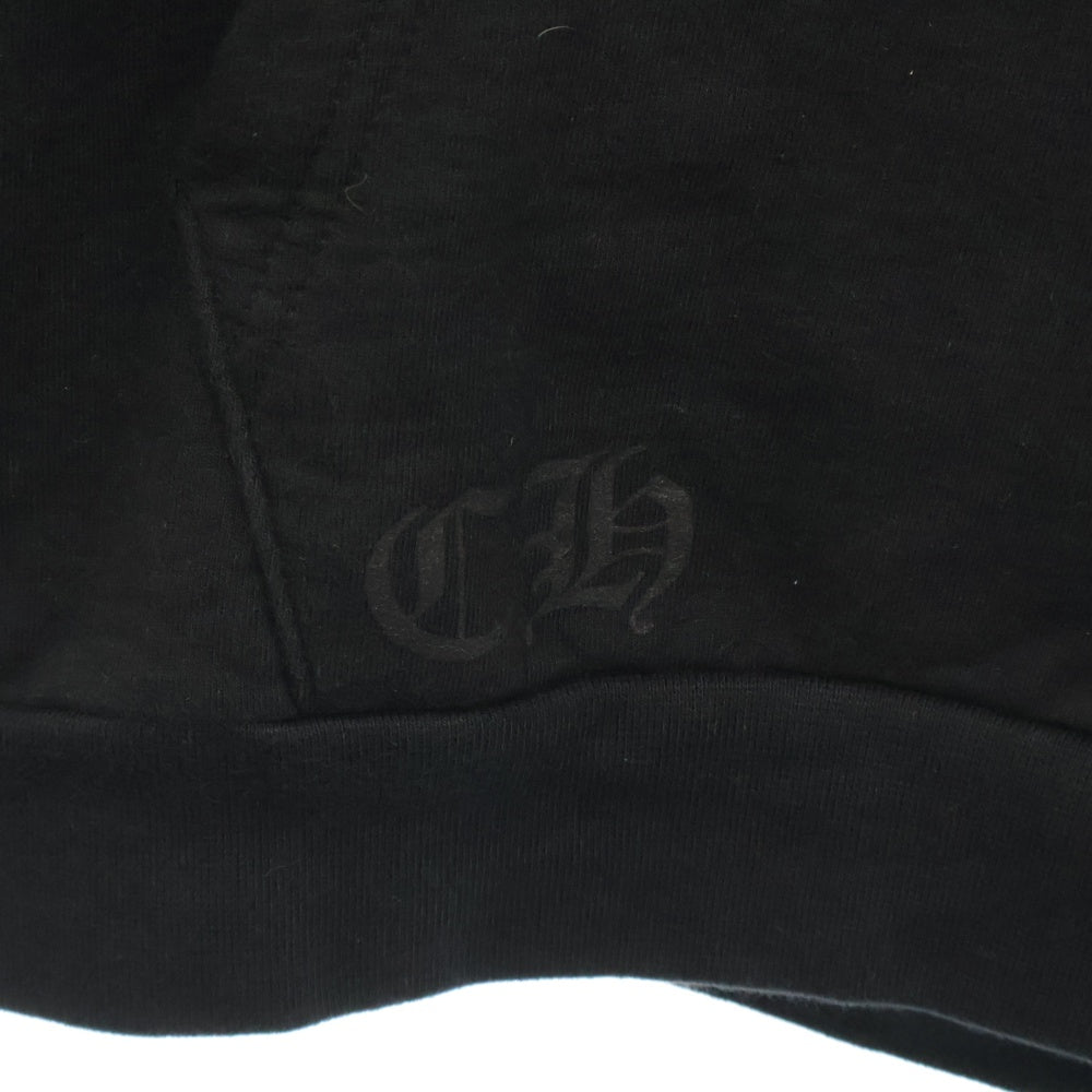 CHROME HEARTS(クロムハーツ) WWW CHROMEHEARTS COM HOODIE オンライン限定 ホースシュー プリント プルオーバーパーカー ブラック/レッド