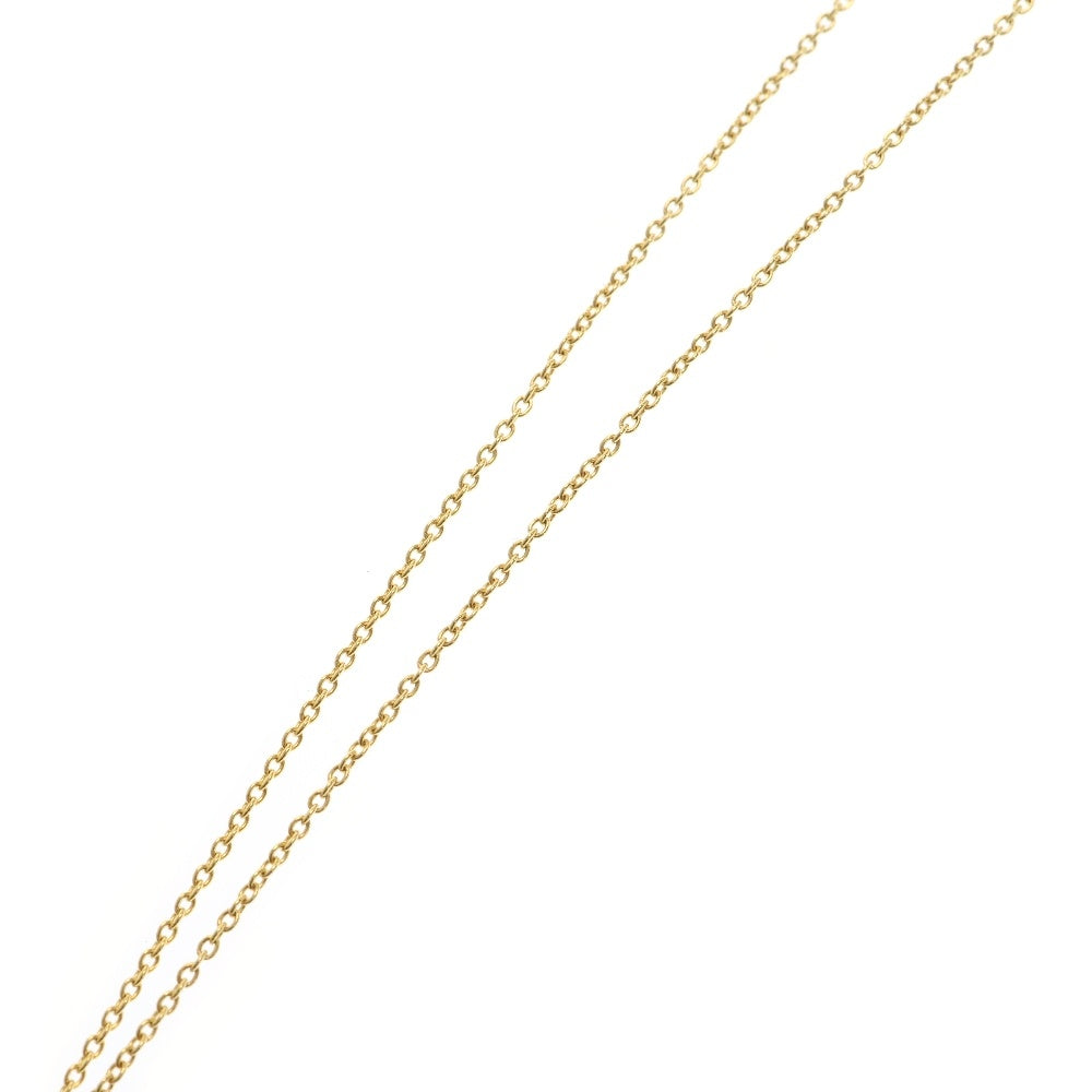 FIVE THIRTY PARK(ファイブサーティーパーク) K18 Crystal Medallion Necklace クリスタル メダル ネックレス