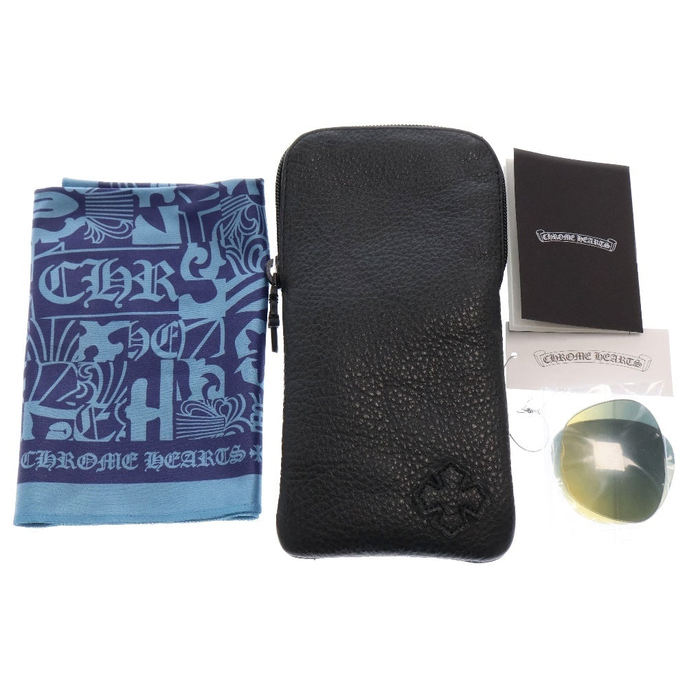 CHROME HEARTS(クロムハーツ) SMOKE SHOW スモークショー CHプラス テンプル ウェリントン アイウェア メガネ 眼鏡 ブラック