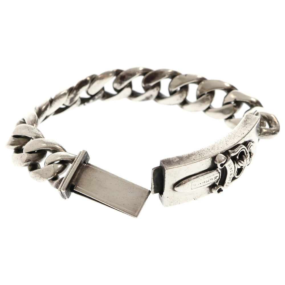 CHROME HEARTS(クロムハーツ) ID DAGGER ダガーIDクラシックリンクオールドブレスレット 13LINK シルバー BCA156