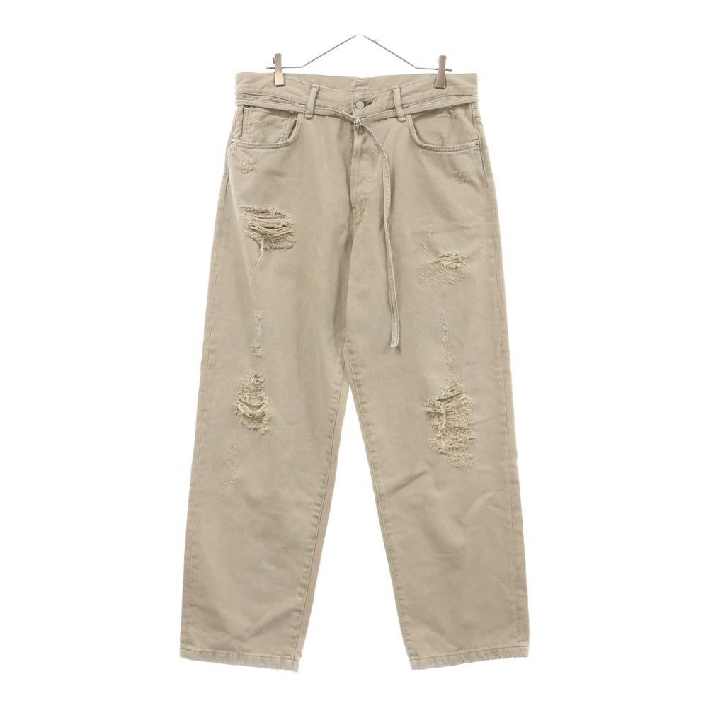 Acne Studios(アクネ ストゥディオズ) 1991 Toj ダメージ加工デニムパンツ グレー C00045