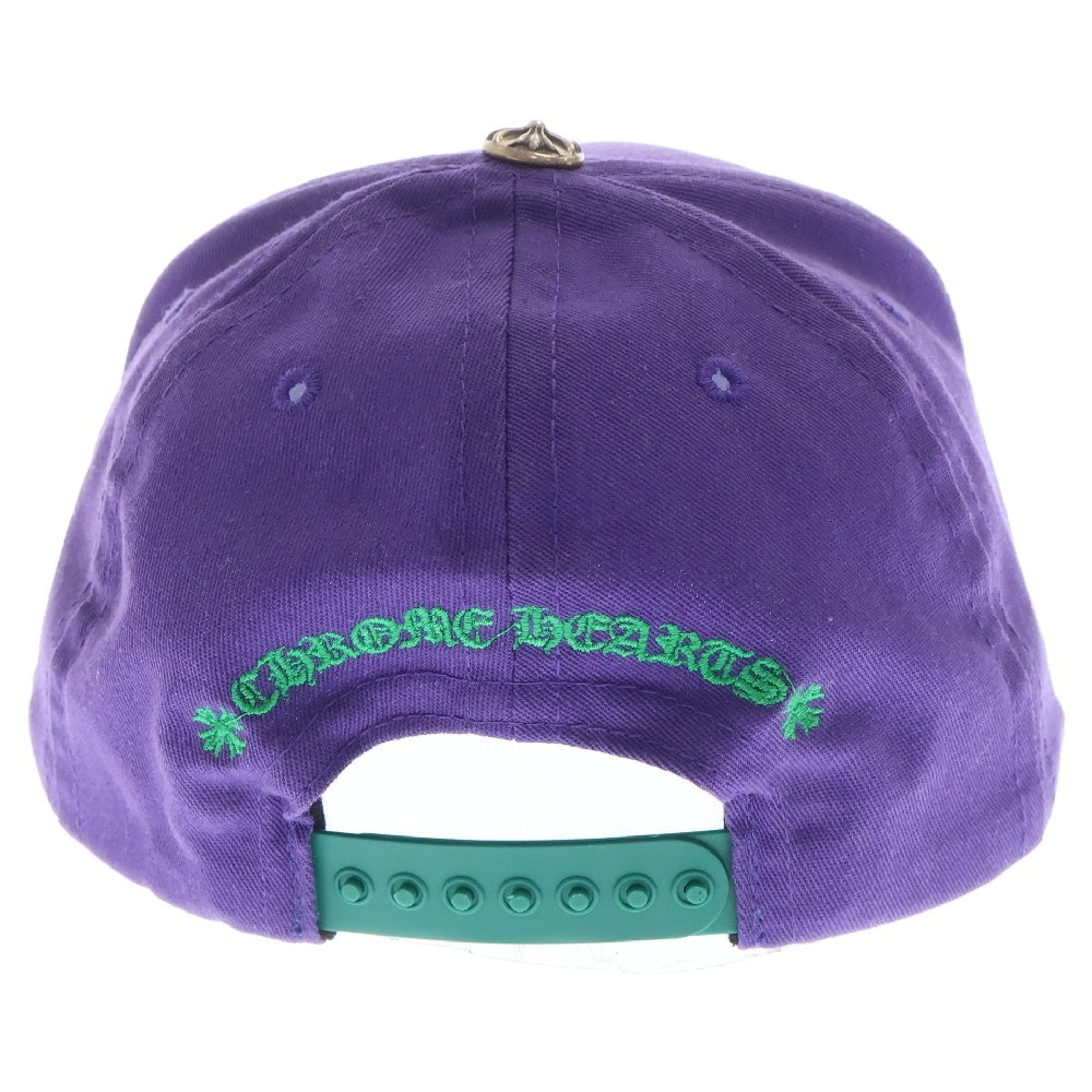 CHROME HEARTS(クロムハーツ) CH HAT CH刺繍ベースボールキャップ 帽子 パープル