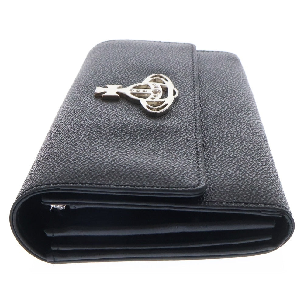 Vivienne Westwood(ヴィヴィアンウエストウッド) ANNIE LONG WALLET L字ファスナー 長財布 ブラック