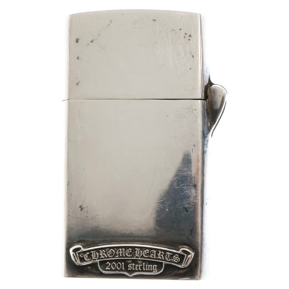 CHROME HEARTS(クロムハーツ) ZIPPO LIGHTERZ-V1 V1ナロー スモールCHクロスジッポライター シルバー