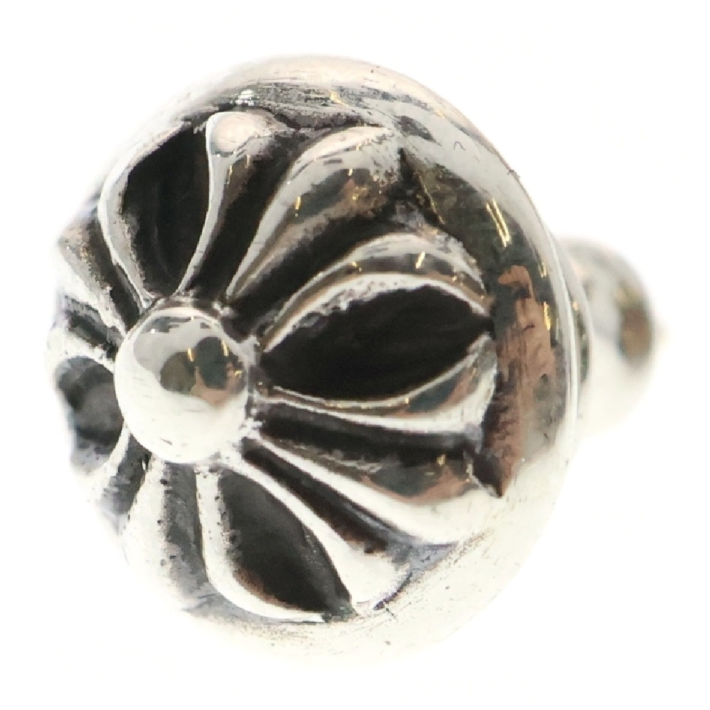 CHROME HEARTS(クロムハーツ) STUD CRSBLL クロスボールスタッドピアス シルバー BCA110