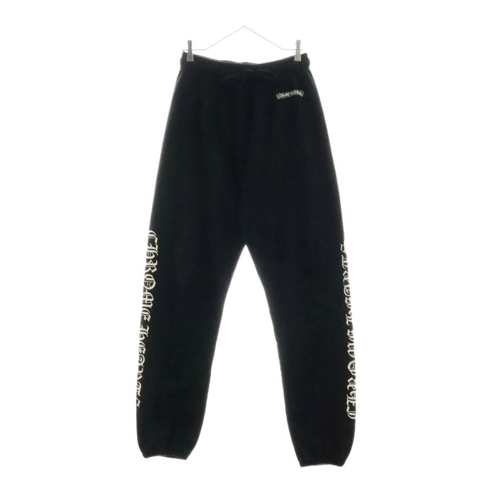 CHROME HEARTS(クロムハーツ) SWEAT PANTS サイドロゴプリントロングパンツ ブラック