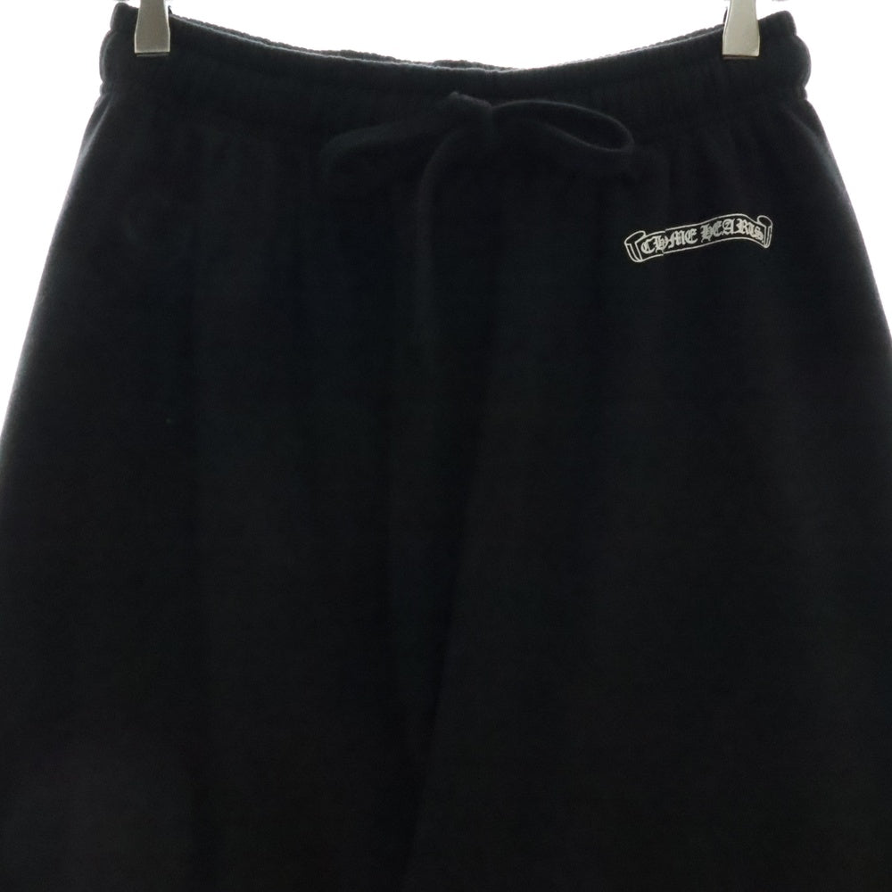 CHROME HEARTS(クロムハーツ) SWEAT PANTS サイドロゴプリントロングパンツ ブラック