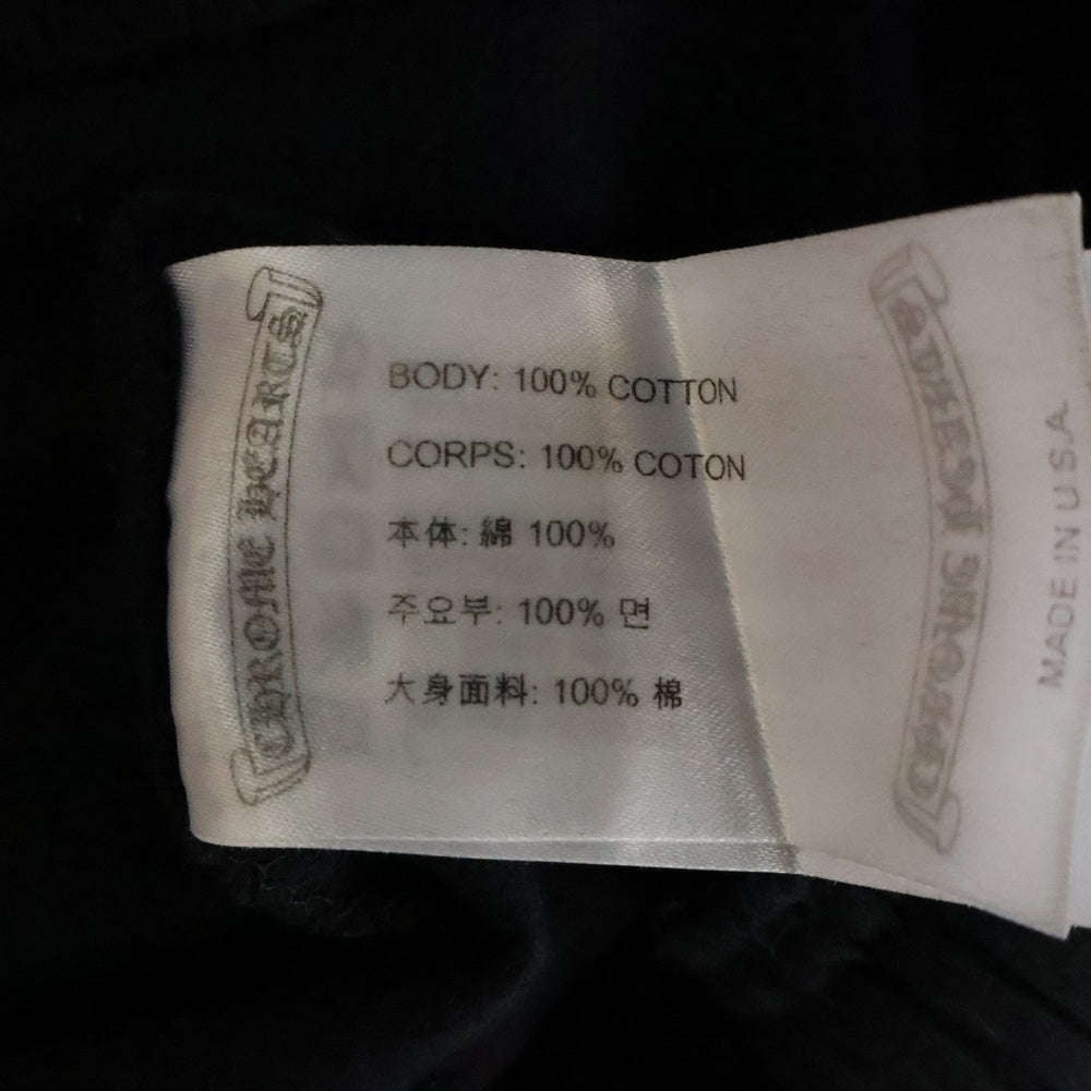 CHROME HEARTS(クロムハーツ) SWEAT PANTS サイドロゴプリントロングパンツ ブラック