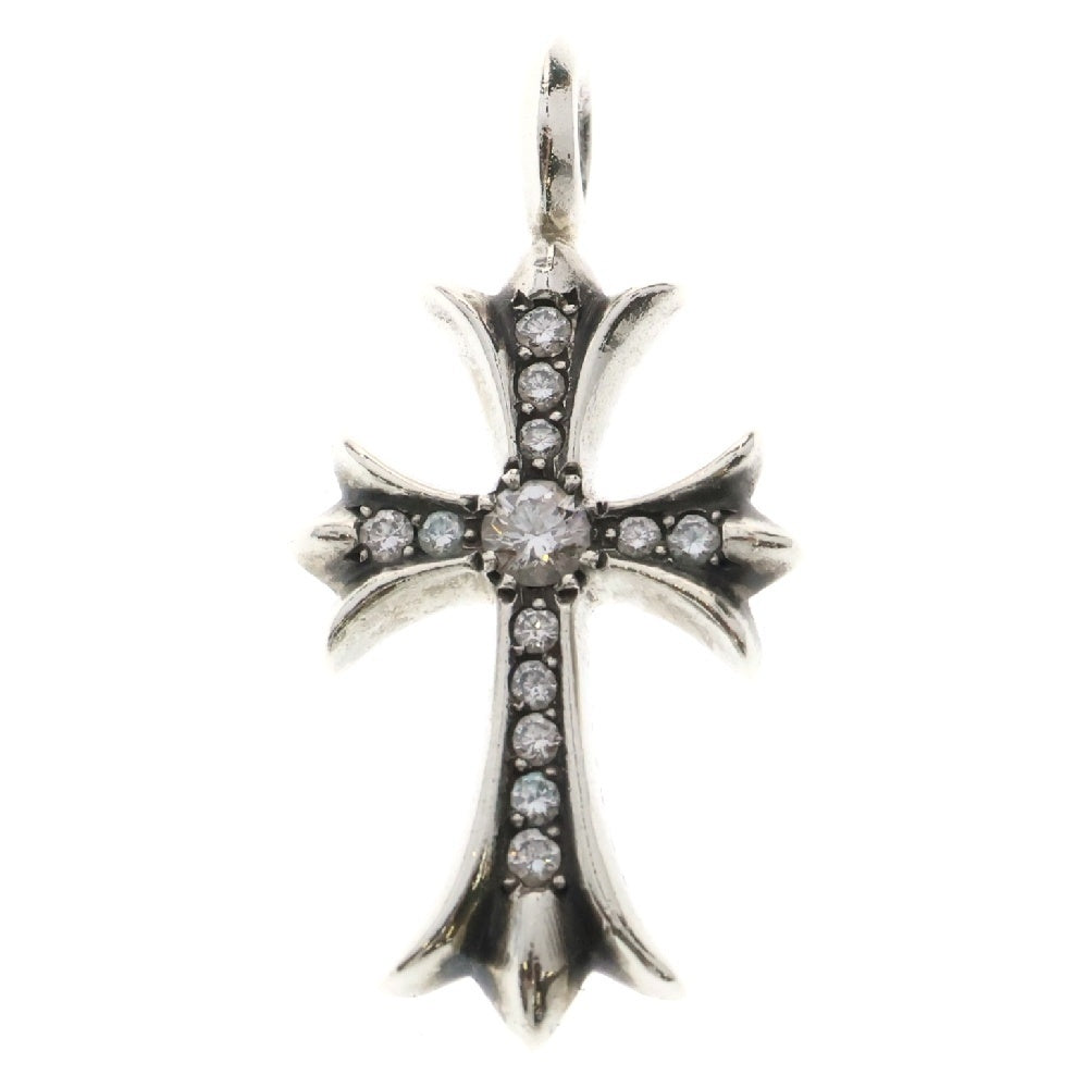 CHROME HEARTS(クロムハーツ) TNY CRSF P/DIA タイニーファットクロス PAVEダイヤ ペンダントトップ シルバー BCA323