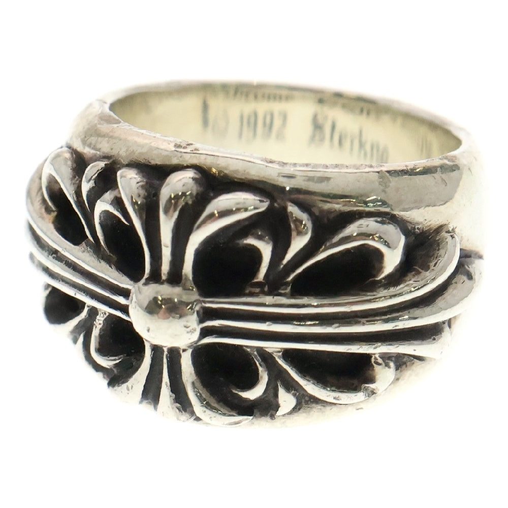 CHROME HEARTS(クロムハーツ) FLRL CRS フローラルクロス リング シルバー BCA346