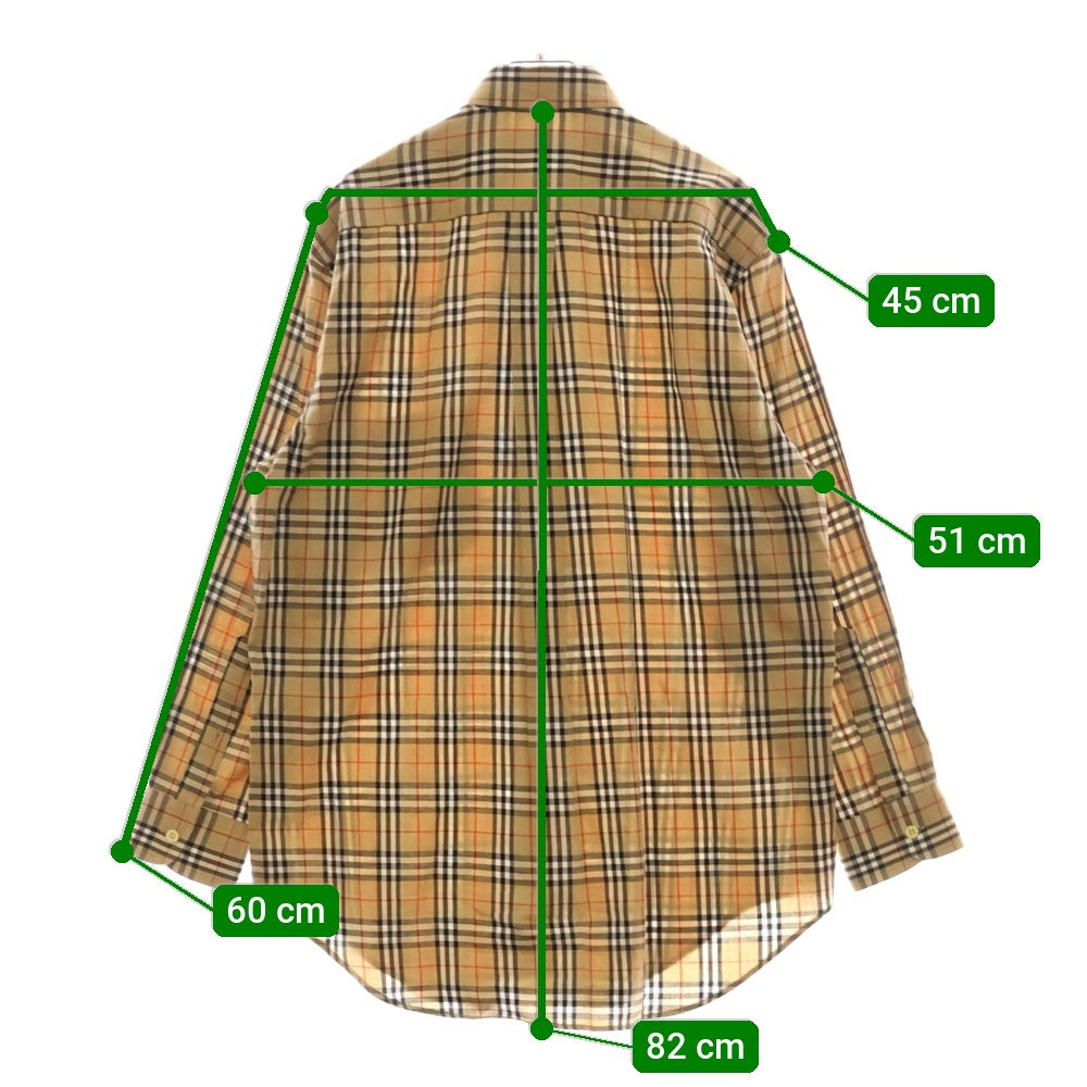 BURBERRY(バーバリー) ノバチェック 長袖シャツ ベージュ