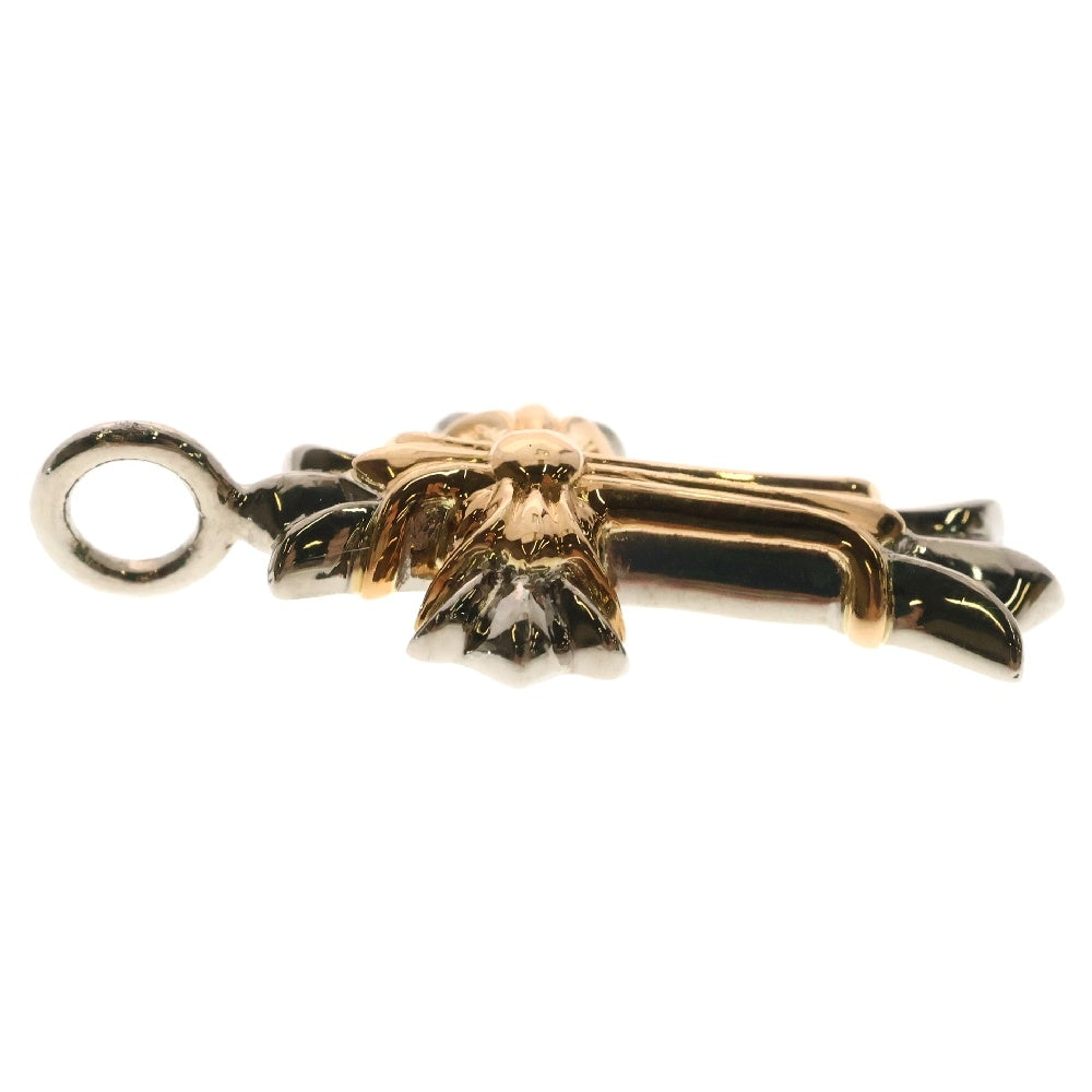 CHROME HEARTS(クロムハーツ) 18K/22K DBL CH CROSS ダブルCHクロスチャーム ペンダントトップ ゴールド/ホワイトゴールド