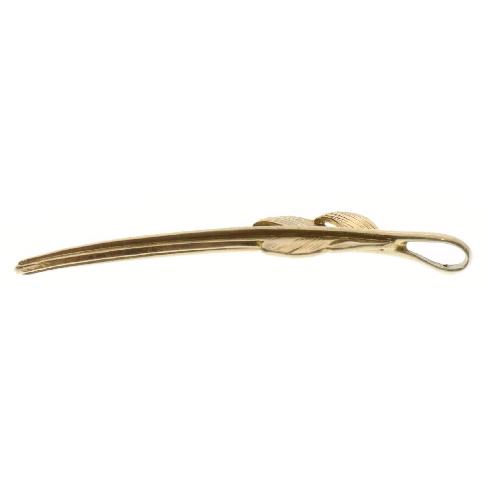 LARRY SMITH(ラリースミス) 18K KAZEKIRI FEATHER PENDANT カゼキリフェザー ペンダントトップ ゴールド