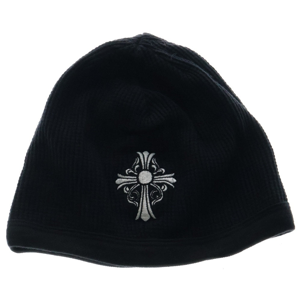 CHROME HEARTS(クロムハーツ) OLD BEANIE クロス ビーニー ニットキャップ 帽子 サーマル ブラック