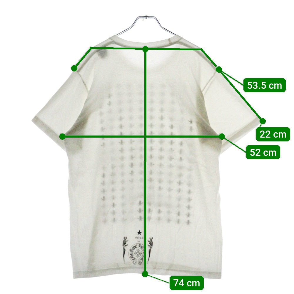 CHROME HEARTS(クロムハーツ) T-SHIRT FOTI HARRIS TEETER フォティ ハリスティータ 半袖Tシャツ ホワイト