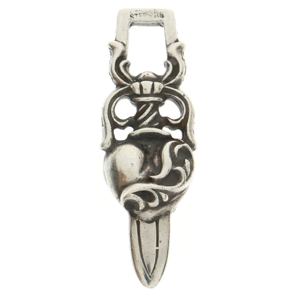 CHROME HEARTS(クロムハーツ) DAGGER HEART ダガーハート ペンダントトップ シルバー BCA243