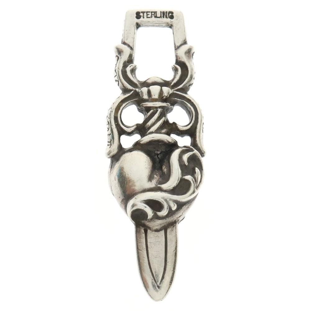 CHROME HEARTS(クロムハーツ) DAGGER HEART ダガーハート ペンダントトップ シルバー BCA243