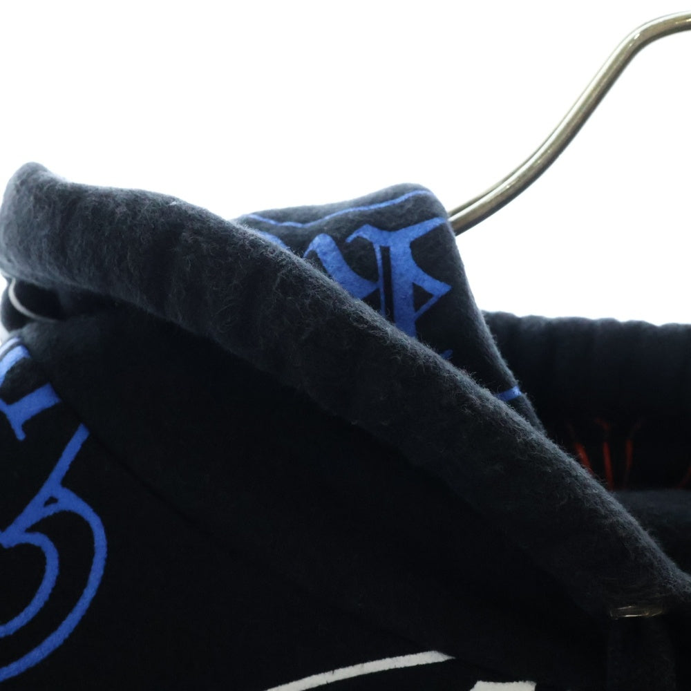 CHROME HEARTS(クロムハーツ) STENCIL HOODIE ステンシルプリント プルオーバーパーカー フーディー ブラック