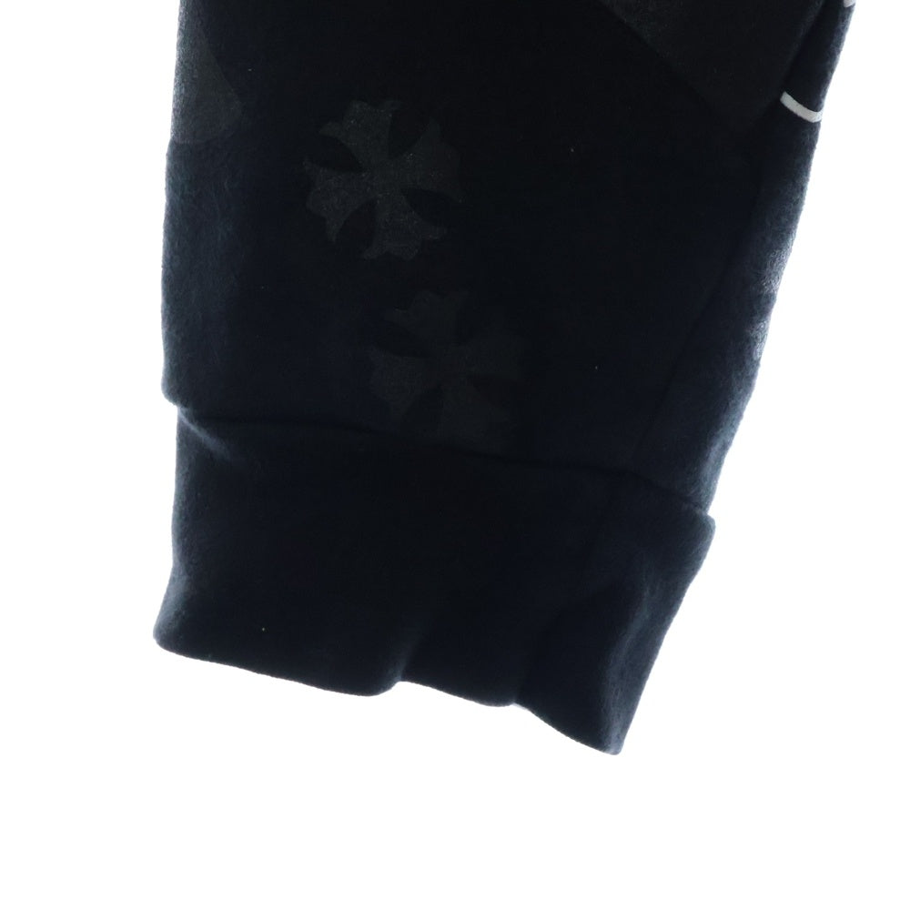 CHROME HEARTS(クロムハーツ) STENCIL HOODIE ステンシルプリント プルオーバーパーカー フーディー ブラック