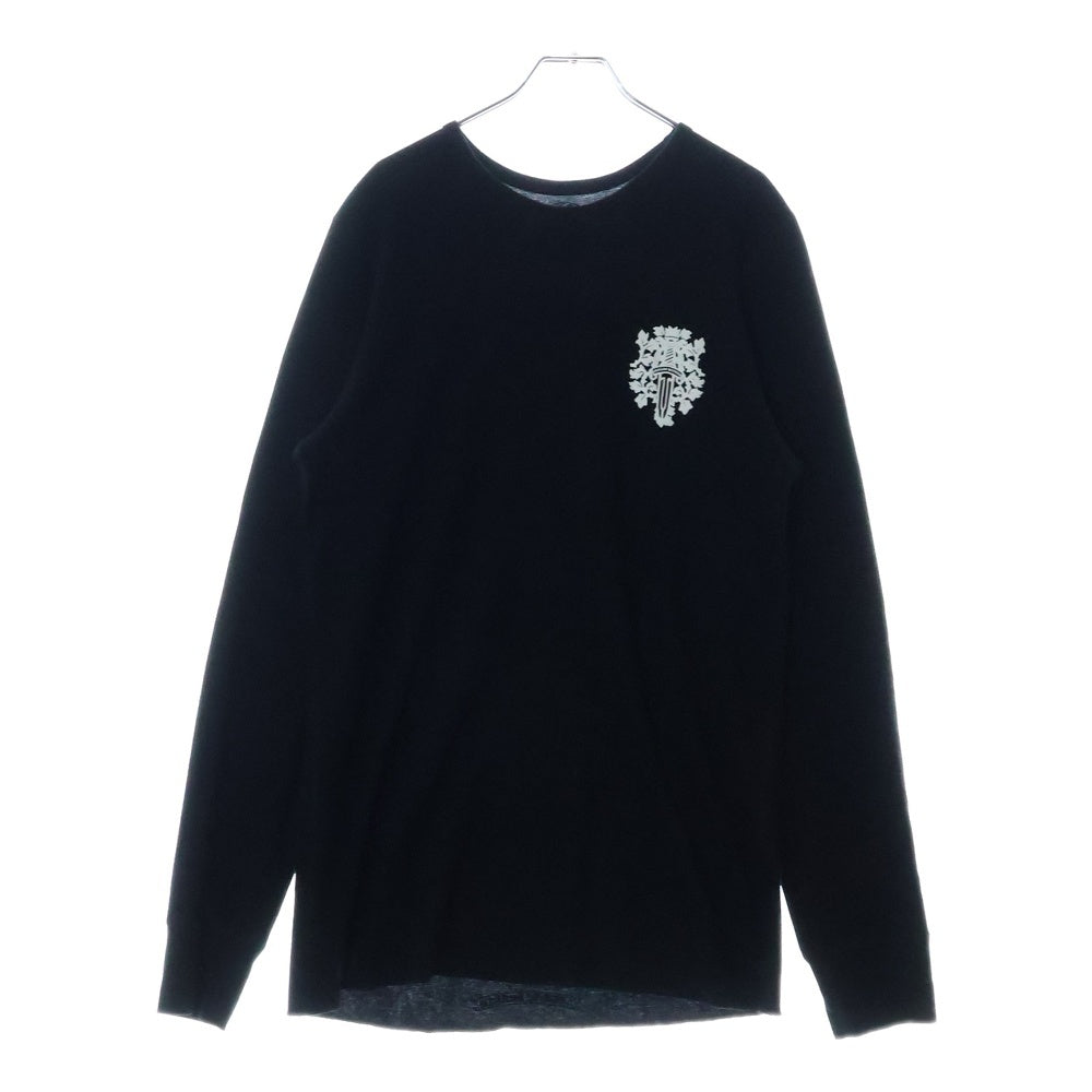 CHROME HEARTS(クロムハーツ) Thermal L S ヴァインダガーバックプリントサーマル長袖カットソー