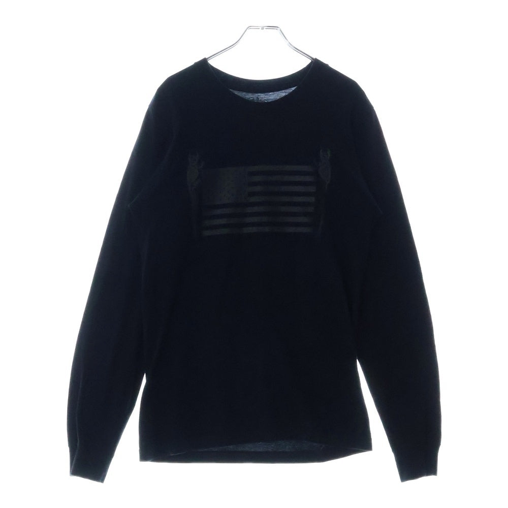 CHROME HEARTS(クロムハーツ) FOTI L/S TEE フォティ ジャービスプリント長袖Tシャツ カットソー ロンT ブラック