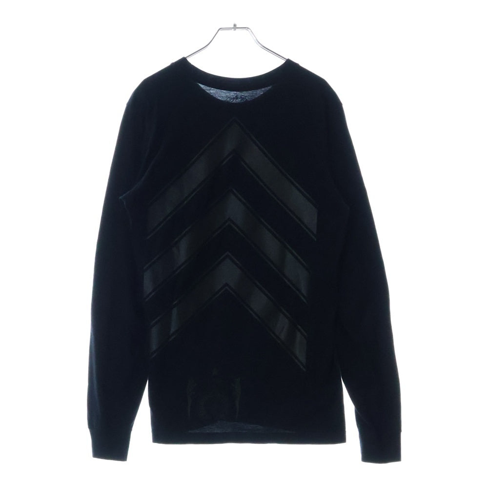 CHROME HEARTS(クロムハーツ) FOTI L/S TEE フォティ ジャービスプリント長袖Tシャツ カットソー ロンT ブラック