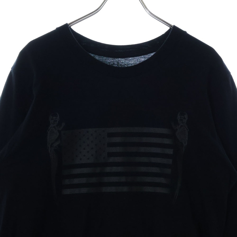 CHROME HEARTS(クロムハーツ) FOTI L/S TEE フォティ ジャービスプリント長袖Tシャツ カットソー ロンT ブラック