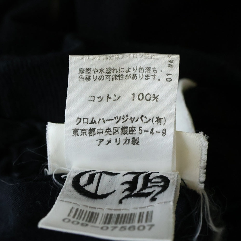 CHROME HEARTS(クロムハーツ) FOTI L/S TEE フォティ ジャービスプリント長袖Tシャツ カットソー ロンT ブラック