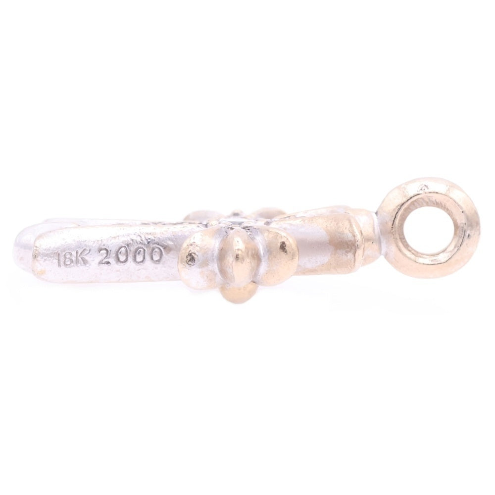 CHROME HEARTS(クロムハーツ) 18KWG TNY CRSF P/DIA タイニーファットクロス PAVEダイヤ ペンダントトップ ホワイトゴールド BCA008