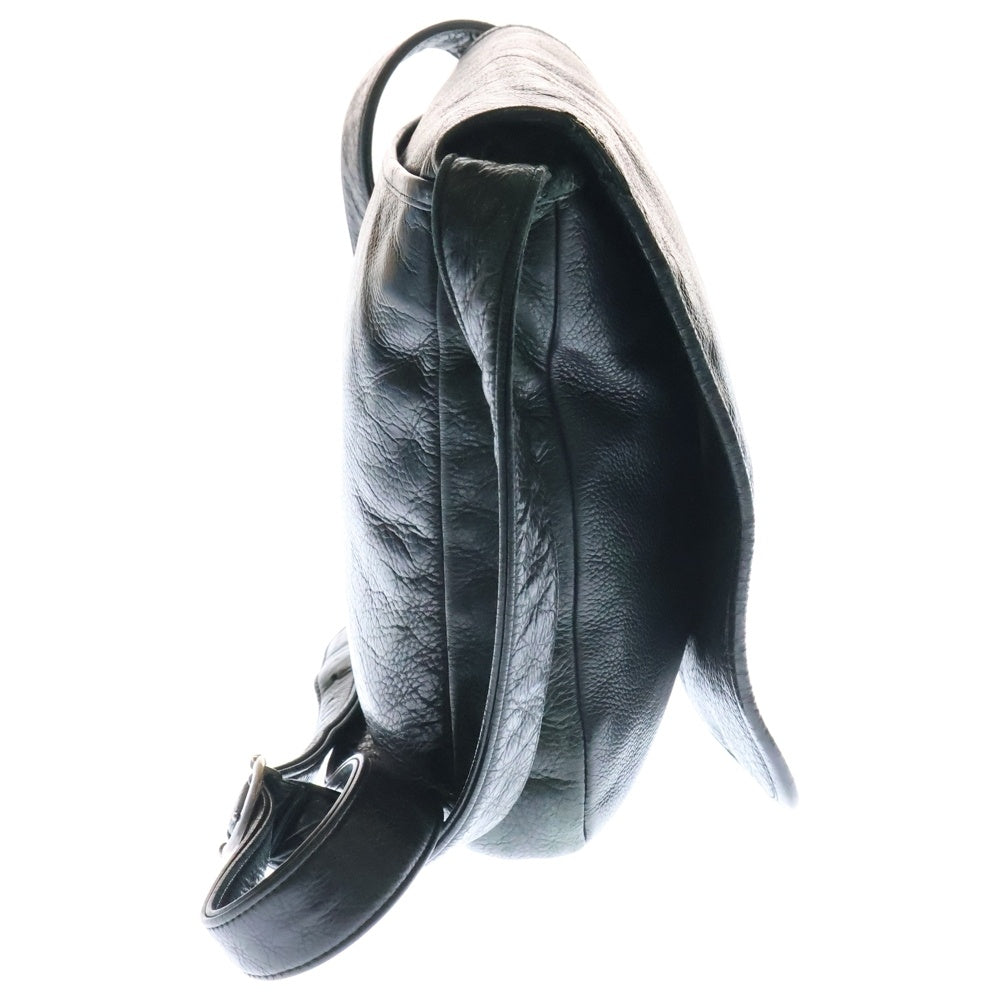 CHROME HEARTS(クロムハーツ) BAG-MAIL メールバッグ フィリグリー装飾レザーショルダーバッグ ブラック