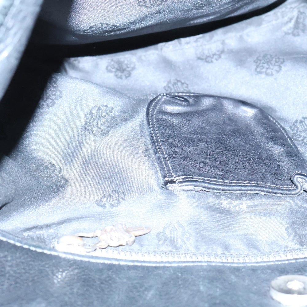 CHROME HEARTS(クロムハーツ) BAG-MAIL メールバッグ フィリグリー装飾レザーショルダーバッグ ブラック