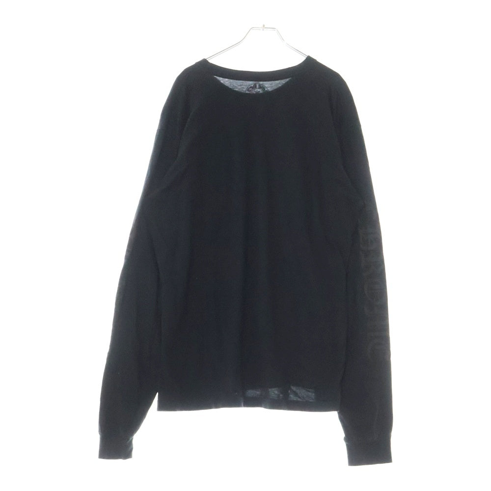 CHROME HEARTS(クロムハーツ) CH L S 1 ネックロゴ 長袖Tシャツ カットソー ロンT ブラック