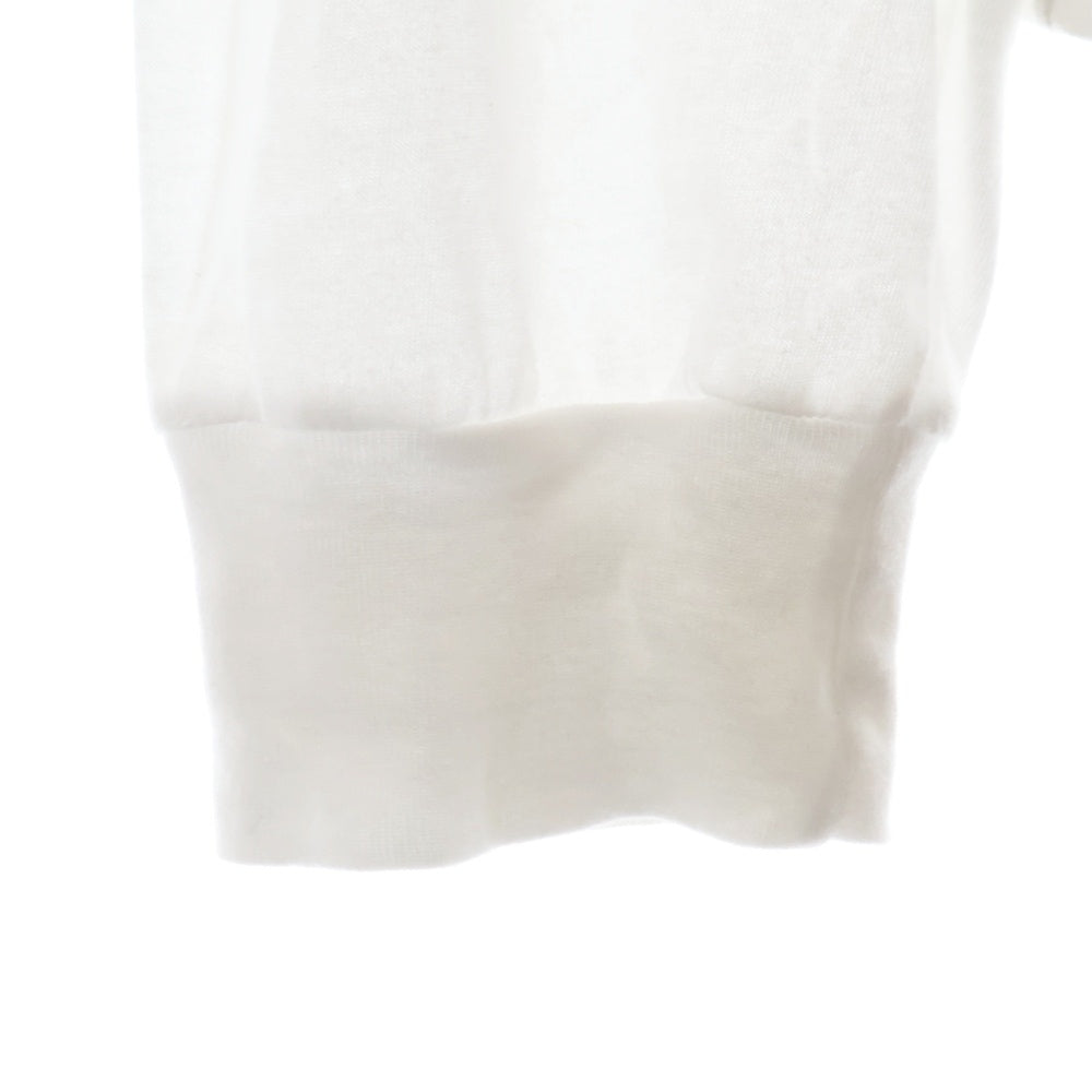 CHROME HEARTS(クロムハーツ) CH L S 1 ネックロゴ 長袖Tシャツ カットソー ロンT ホワイト