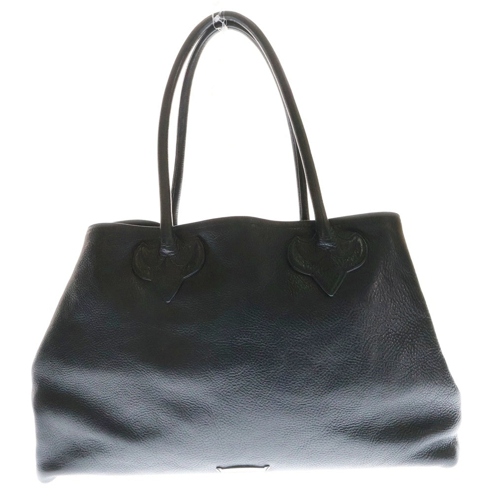 CHROME HEARTS(クロムハーツ) TOTE W SNP 3CEME 3セメタリートート セメタリーパッチレザートートバッグ ブラック